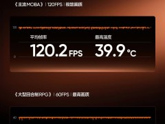 真我gt7pro挑战《主流moba》120帧，满电到关机仅39.9°c？